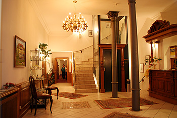 Rezeption im Parkhotel